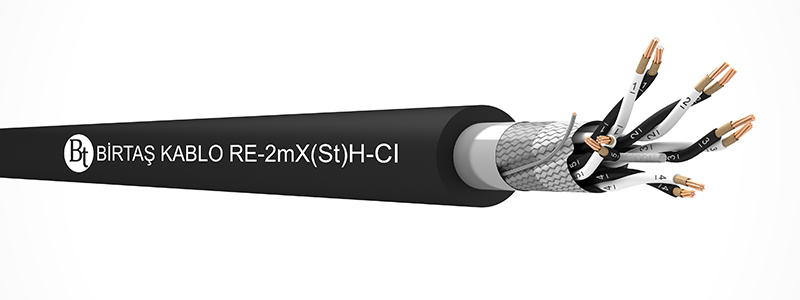 RE-m2X(St)H-CI   90°C / 500 V Cu/MT/XLPE/OSCR/LSZH/MP